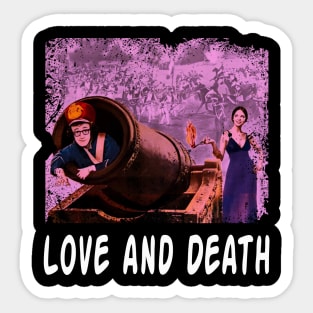 War and Whimsy Love and Movie Tee Sticker